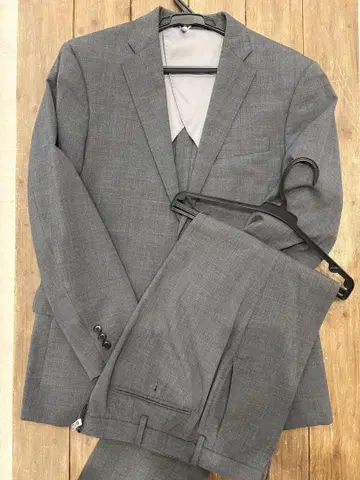 UNIQLO 그레이 수트 셋업 클리닝 완료