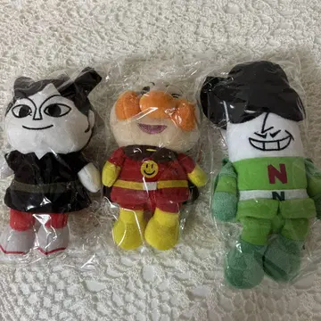 호빵맨 캐릭터 봉제 인형 3체 세트