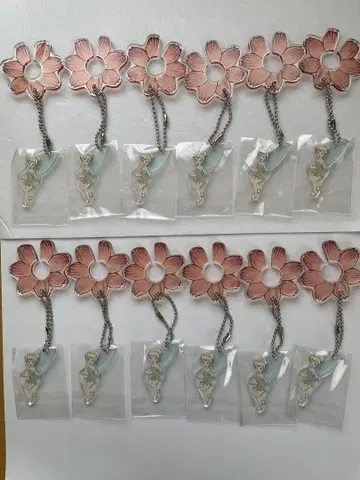 팅커벨 비지 배기 쿠키 봉투 클립 12개
