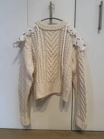 cecilie bahnsen 탈부착 카라 니트