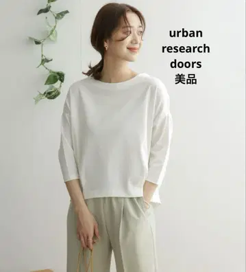 [ 새상품급 ] 어반 리서치 도어스 코튼턱 7분 소매 풀오버