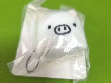 레트로 흑백 부우 봉제 인형 스트랩