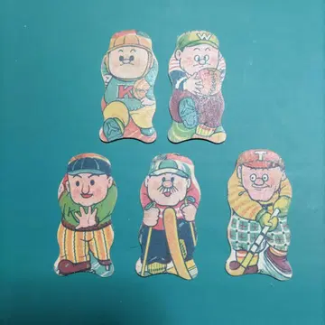 스포츠 인형 딱지 5종 풋볼 럭비