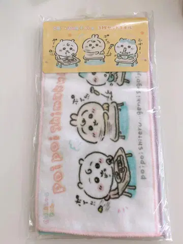 치이카와 (먼작귀) Chiikawa 베이비 3개 세트 타월
