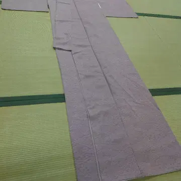 별주 에도 코몬 순수 실크 이중 기모노 창작품