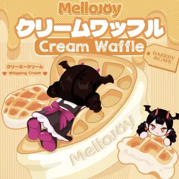 Mellojoy 메로조이 스퀴즈 크림 와플 원 삼각형