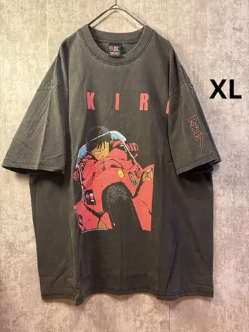 [ 새상품 ] AKIRA 아키라 소매 로고 백 프린트 XL 사이즈