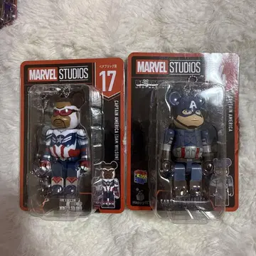 베어브릭 marvel 캡틴 아메리카 캡틴 아메리카(샘)17 4
