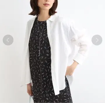 인디비 INDIVI 노르만디 린넨 셔츠 24SS