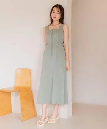 mysty woman 프론트 ZIP 카고 점프 스커트
