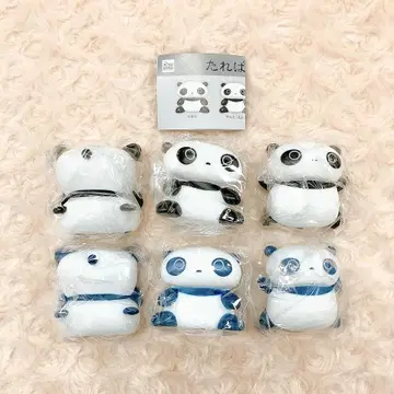 타레판다 모찌리 마스코트 전 6종 풀 컴프