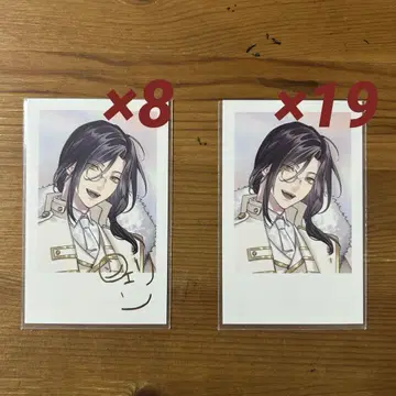 니지산지 셰린 버건디 폴라로이드풍 카드