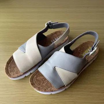 [ CAMPER ] TWINS / 스트랩 샌들 플레인토 샌들