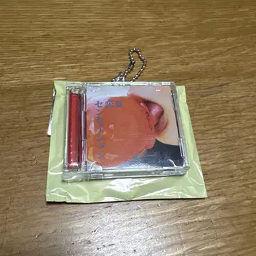 마카로니 연필 CD풍 키링 여름 사랑 센세이션
