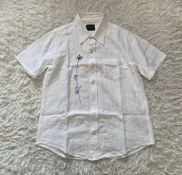 새상품급! 바이글래드핸드 반팔 셔츠 PALM - SHIRTS 화이트