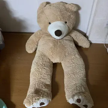 커다란 곰(베이지) 봉제 인형