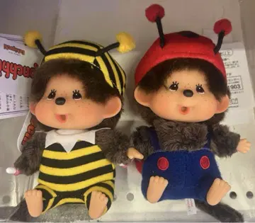 미사용 새상품 무당벌레 꿀벌 봉제 인형 몬치치 세키구치 초레어