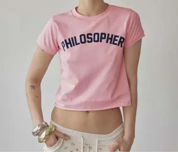 Sculptor Philosopher 핑크 셔츠