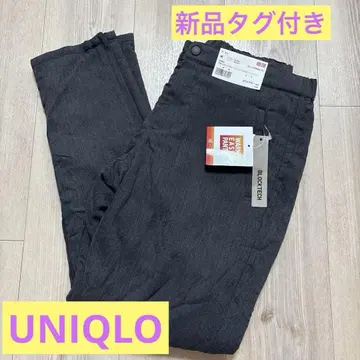 택 포함 새상품 UNIQLO 블록 테크 웜 이지 슬림 핏 팬츠 웜 팬츠