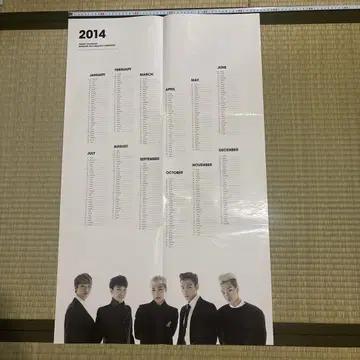 BIGBANG 2014 달력 빅뱅