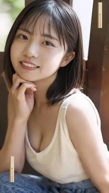 쇼겐지 요코 탱크탑 천사 A1 광택 사진 포스터