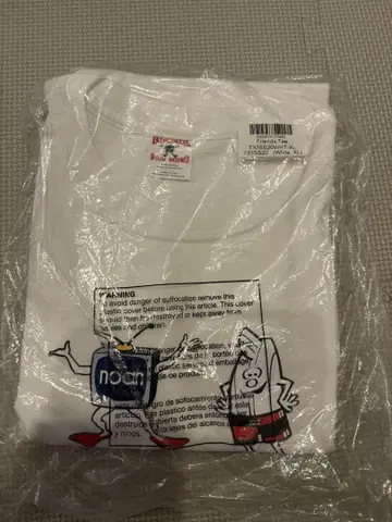 버드 웰 x 노아 셔츠 XL 미사용 노아 버드웰 화이트