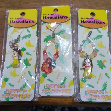 [ 미사용 ] 하와이안즈 플라걸 스트랩 2개와 하이비스커스 1개