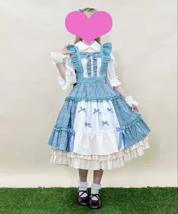 axes femme kawaii 허밍 플로라 점프 스커트