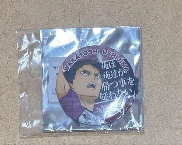 하이큐 코토바노 켓쇼텐 우시지마 와카토시 캔뱃지
