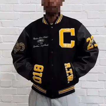 Corteiz Goat Varsity Jacket L CORTEIZ GOAT Varsity Jacket