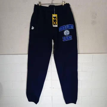 XLARGE FR2 로고 스웨트 팬츠 택 있음 네이비