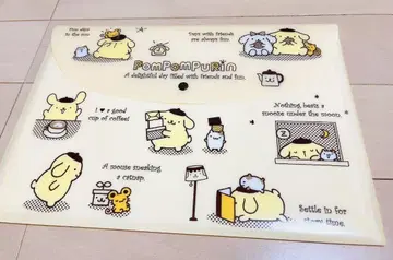 폼폼푸딩 클리어 파일 케이스