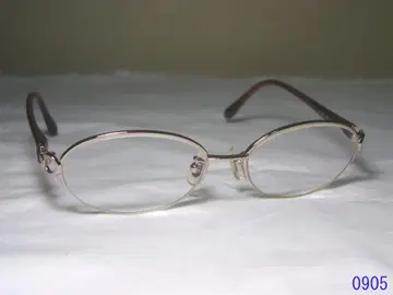 페라가모 안경 프레임 간치니 하프림 핑크 골드