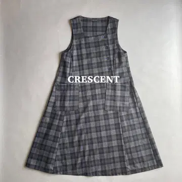 CRESCENT 크레센트 체크 롱 원피스