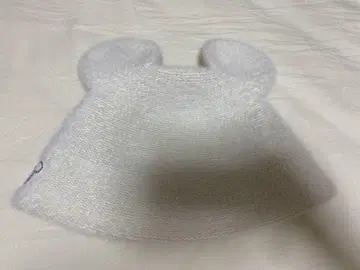 미키 귀 달린 화이트 캡