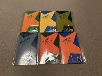 죠죠의 기묘한 모험 메탈 북마커 6개 세트