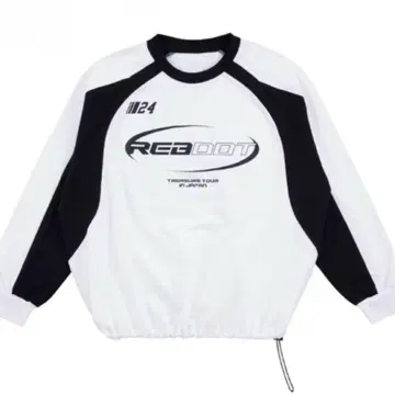 treasure 라이브 굿즈 바이컬러 스웨트 셔츠 reboot