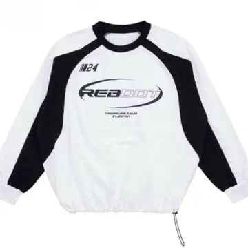 treasure 라이브 굿즈 바이컬러 스웨트 셔츠 reboot