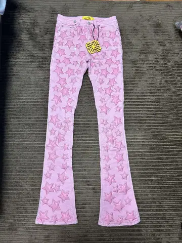 GUAPI frenchrose star 데님 플레어 데님 28