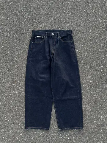 GAP 슈퍼 배기 데님 W31/L32. 다크 린스
