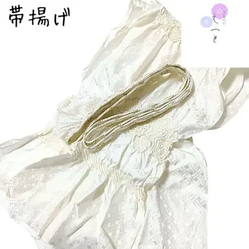 41 허리띠 오비 장식 천 세트 화이트 포멀