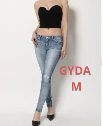 GYDA 데미지 스키니 데님