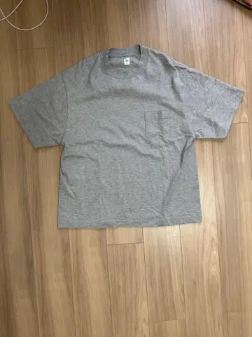 KAPTAIN SUNSHINE 포켓 티 헤비 그레이