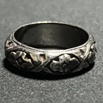 silver925 플로럴 크로스 반지