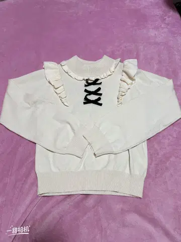 Ank Rouge 3개 리본 니트