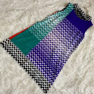 MISSONI 올 패턴 원피스 멀티 컬러 F 오샤레 화려한 경사