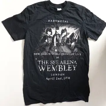BABYMETAL 셔츠 Wembley 2016 [ M 사이즈 ] 사진