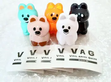 전 5종 쿼카짱 VAG 시리즈 소프트 비닐 가챠 피규어