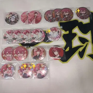 우라시마사카타센 토나리노 사카타. 캔뱃지 모음