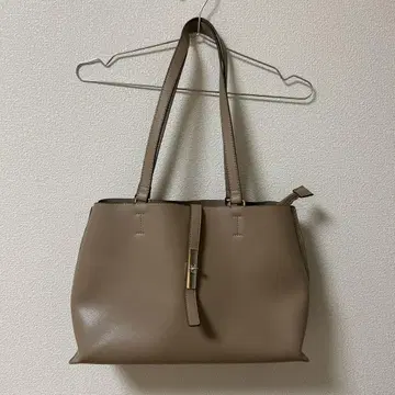 내추럴 뷰티 베이직 베이지 심플 토트백